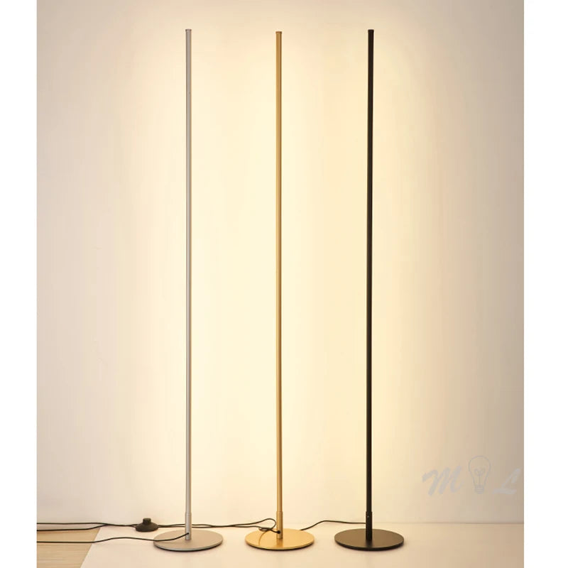 Modern Floor Lamp Minimalist Led Standing Lamp Nordic Gold Floor Lamps for Living Room Bedroom Lamp Study Street Lamp Lambader 4TECH