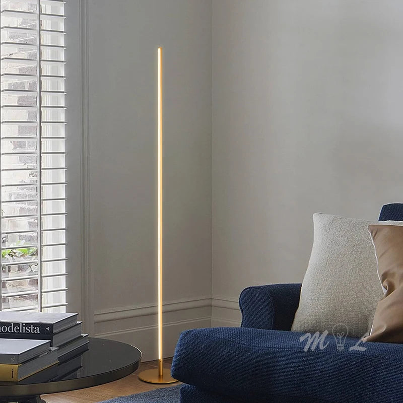 Modern Floor Lamp Minimalist Led Standing Lamp Nordic Gold Floor Lamps for Living Room Bedroom Lamp Study Street Lamp Lambader 4TECH
