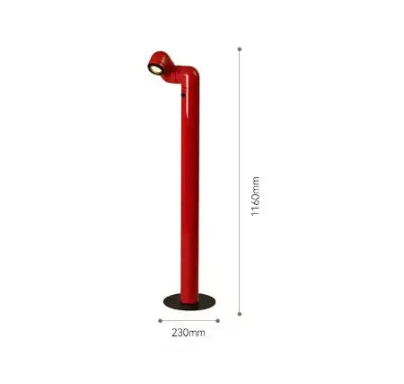 Space Age Creative Pipe Maillard Retro Desk Lamp for Living Room Bedroom Fashion Store Rotating Decor Floor Lamp LUUX