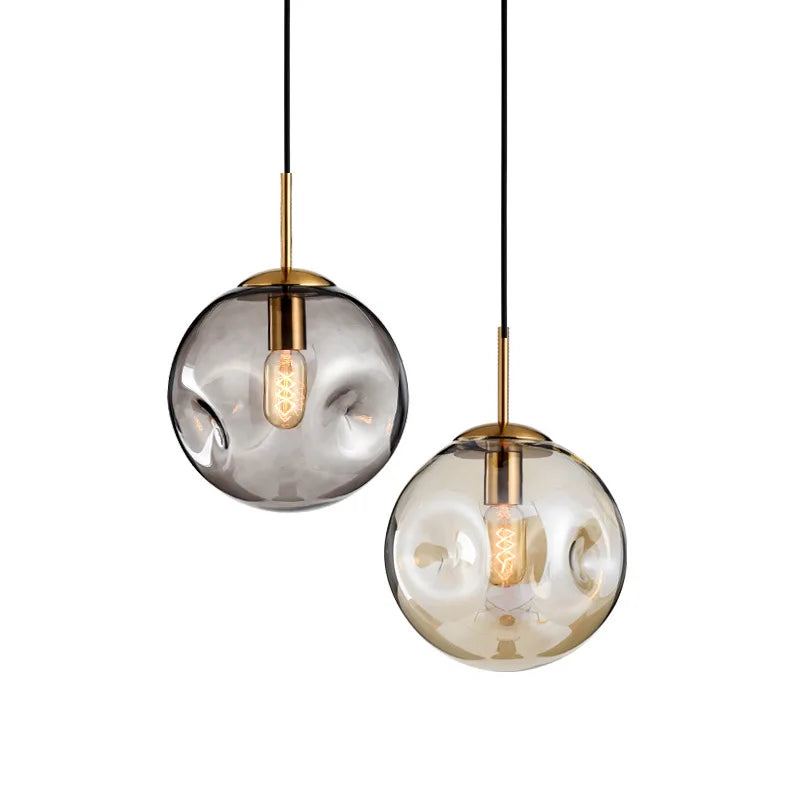 Nordic glass pendant lights simple glass ball hanging lamp Bar Restaurant dinning room lamps Kitchen Home Decor Light Fixtures LUUX