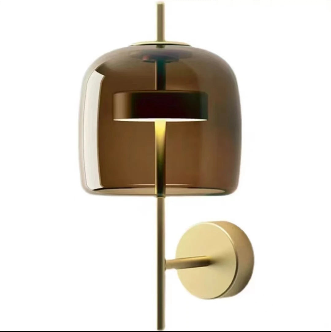 Post-Modern Luxury Glass Wall Lamp, Nordic Designer Lamp for Bedroom, Study, Corridor, Home Decor LUUX