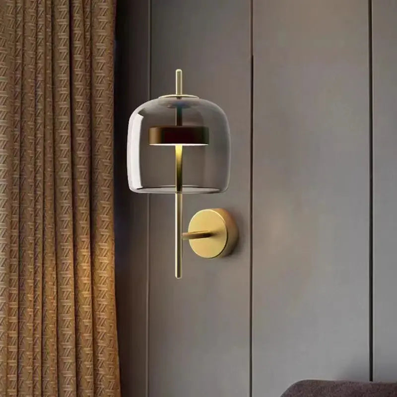 Post-Modern Luxury Glass Wall Lamp, Nordic Designer Lamp for Bedroom, Study, Corridor, Home Decor LUUX